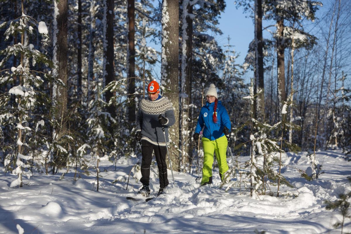 Hiihtolomalla ulos ja lantio kohti Kontiolahtea!