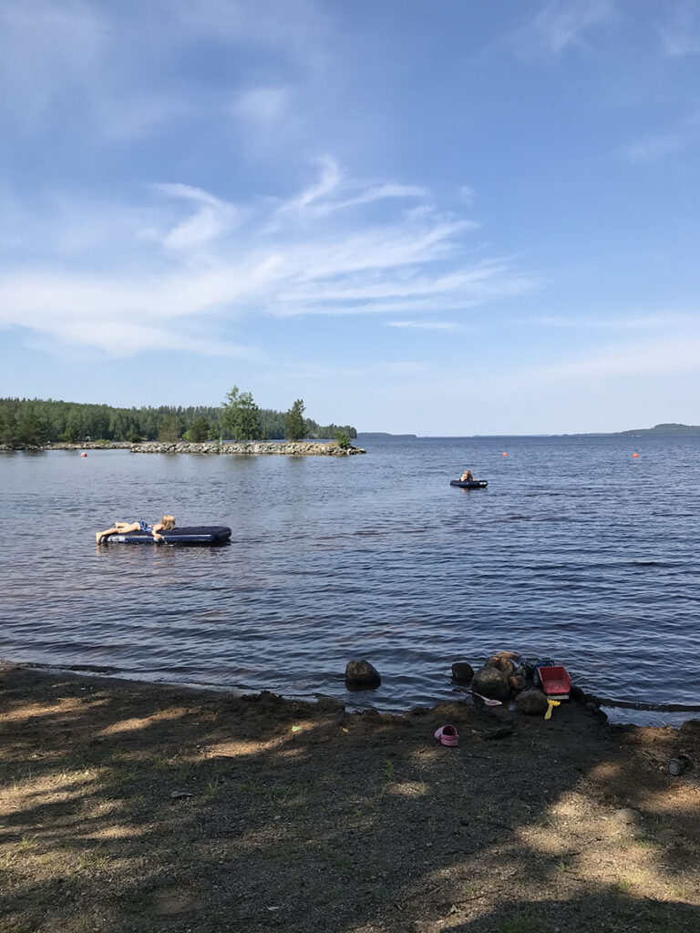 Kontiolahti, satama, uimaranta, hiekkaranta, vesileikkejä