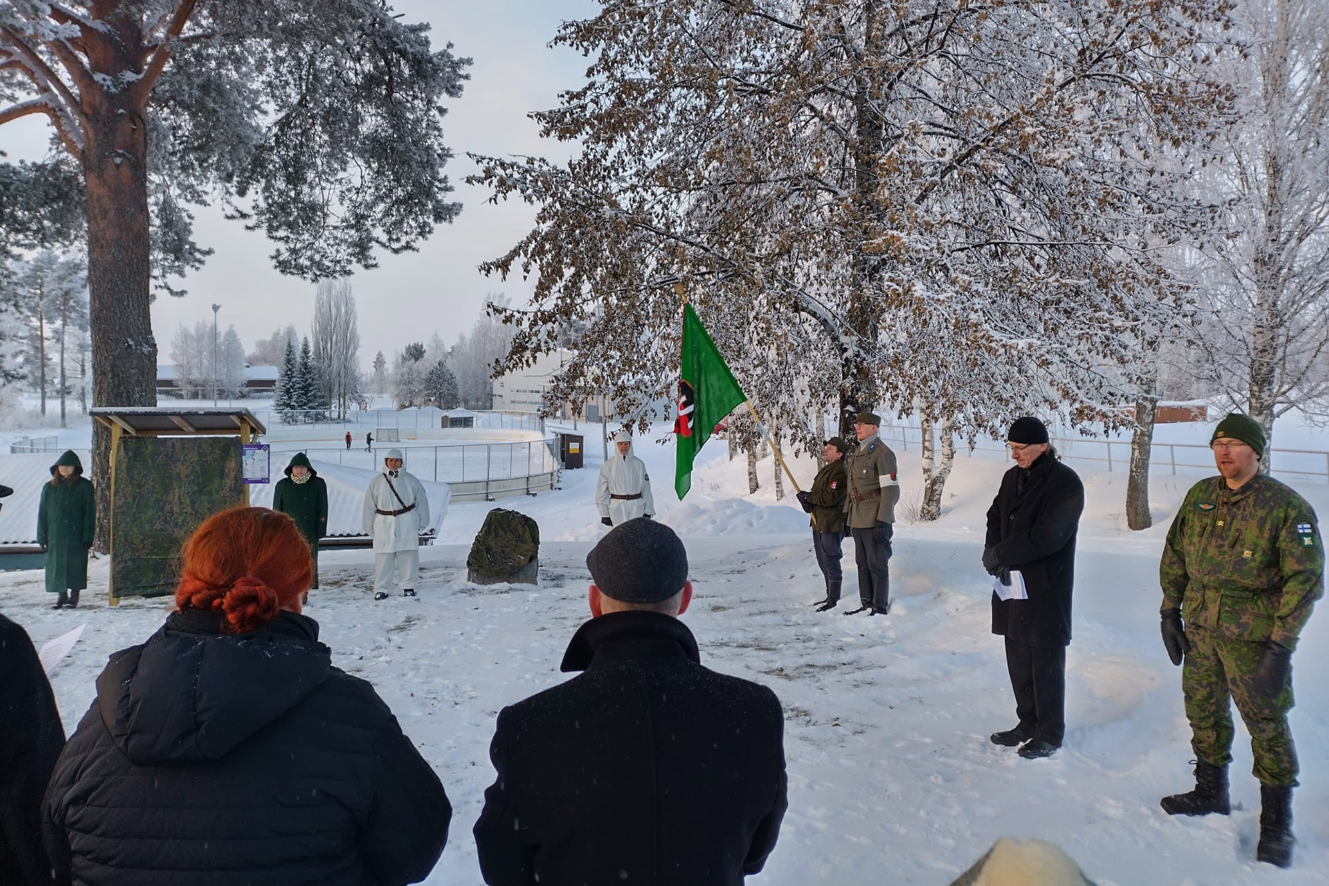 Uusi muistomerkki Suojeluskunnalle ja Lotta Svärdille