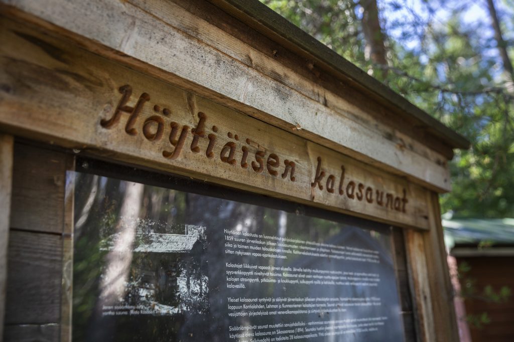 Die alten Fischersaunen im Höytiäinen-See